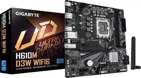 Photo de Carte mère Gigabyte H610M D3W Wifi 6 (Intel LGA 1700) Micro ATX
