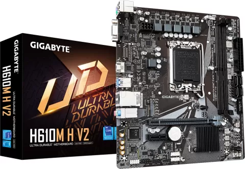 Photo de Carte Mère Gigabyte H610M H V2 DDR5 (Intel LGA 1700) Micro ATX