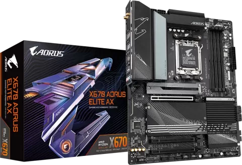 Photo de Carte Mère Gigabyte X670 Aorus Elite AX (AM5)