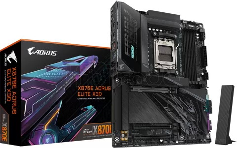 Photo de Carte Mère Gigabyte X870E Aorus Elite X3D (AM5)