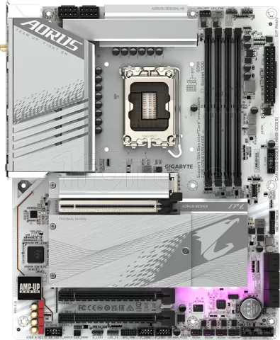 Photo de Carte Mère Gigabyte Z790 Aorus Elite AX Ice DDR5 (Intel LGA 1700)