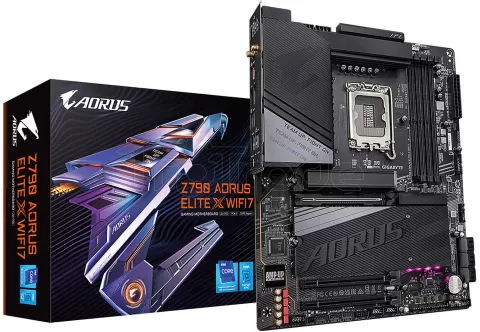 Photo de Carte Mère Gigabyte Z790 Aorus Elite X WiFi7 DDR5 (Intel LGA 1700)