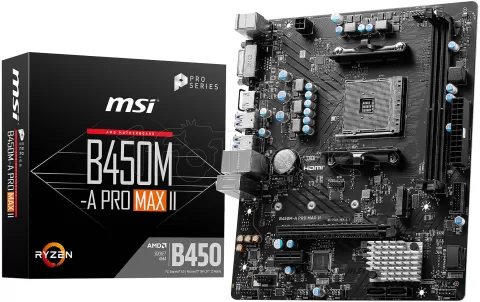 Photo de Carte Mère MSI B450M-A Pro Max II (AM4) Micro ATX