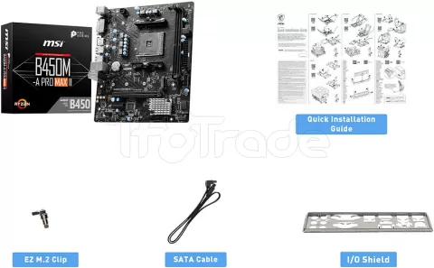 Photo de Carte Mère MSI B450M-A Pro Max II (AM4) Micro ATX