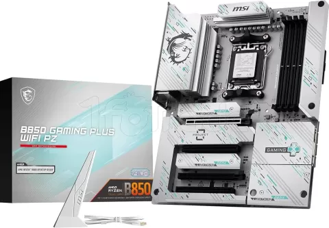 Photo de Carte Mère MSI B850 Gaming Plus WiFi Project Zero (AMD AM5)