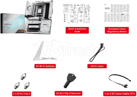 Photo de Carte Mère MSI B850 Gaming Plus WiFi Project Zero (AMD AM5)