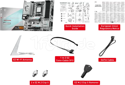 Photo de Carte Mère MSI B850M Gaming Plus WiFi (AMD AM5) Micro ATX