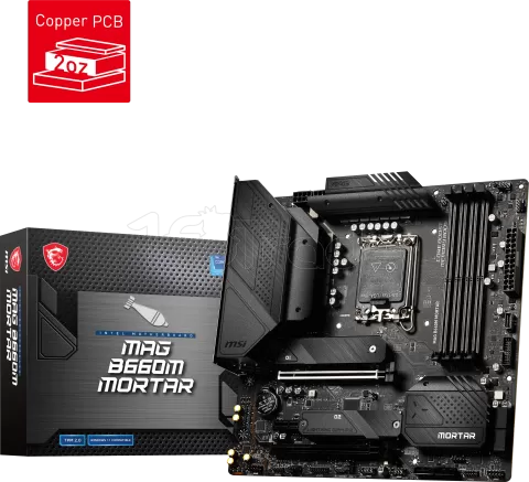 Photo de Carte Mère MSI Mag B660M Mortar DDR5 (Intel LGA 1700) Micro ATX