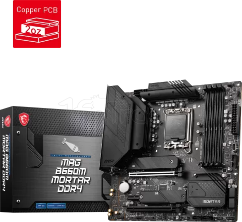 Photo de Carte Mère MSI Mag B660M Mortar (Intel LGA 1700) Micro ATX