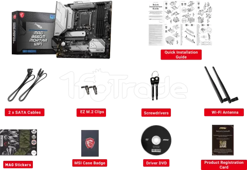 Photo de Carte Mère MSI Mag B660M Mortar WiFi DDR5 (Intel LGA 1700) Micro ATX