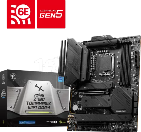 Photo de Carte Mère MSI Mag Z790 Tomahawk WiFi DDR4 (Intel LGA 1700)