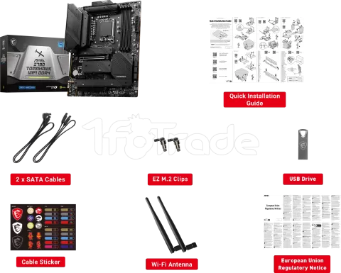 Photo de Carte Mère MSI Mag Z790 Tomahawk WiFi DDR4 (Intel LGA 1700)