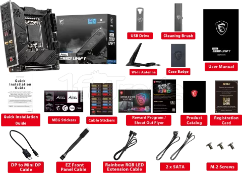 Photo de Carte Mère MSI Meg Z690I Unify DDR5 (Intel LGA 1700) Mini ITX