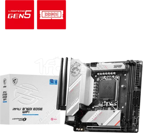 Photo de Carte Mère MSI MPG B760I Edge WiFi DDR5 (Intel LGA 1700) Mini ITX