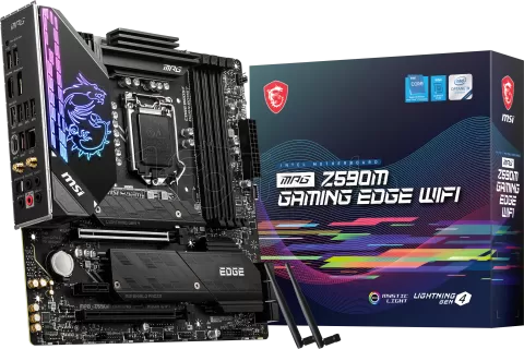 Carte Mère MSI MPG Z590M Gaming Edge Wifi (Intel LGA 1200) Micro ATX pour  professionnel, 1fotrade Grossiste informatique