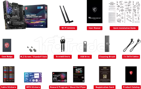 Photo de Carte Mère MSI MPG Z590M Gaming Edge Wifi (Intel LGA 1200) Micro ATX