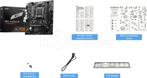 Photo de Carte Mère MSI Pro A620M-B (AM5) Micro ATX