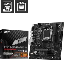 Photo de Carte Mère MSI Pro A620M-B EVO (AM5) Micro ATX