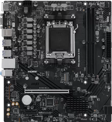Photo de Carte Mère MSI Pro A620M-B EVO (AM5) Micro ATX