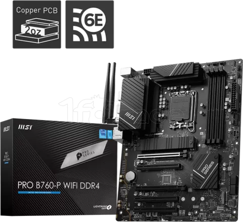 Photo de Carte Mère MSI Pro B760-P WiFi DDR4 (Intel LGA 1700)