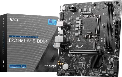 Photo de Carte Mère MSI Pro H610M-E DDR4 (Intel LGA 1700) Micro ATX