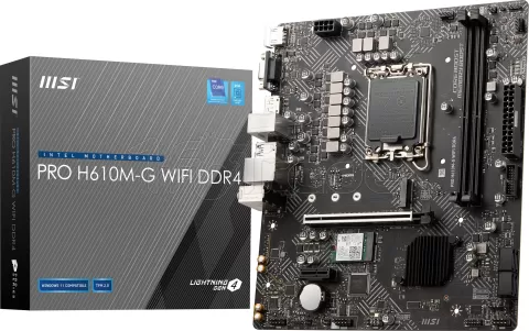 Photo de Carte Mère MSI Pro H610M-G DDR4 (Intel LGA 1700) Micro ATX