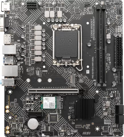 Photo de Carte Mère MSI Pro H610M-G DDR4 (Intel LGA 1700) Micro ATX