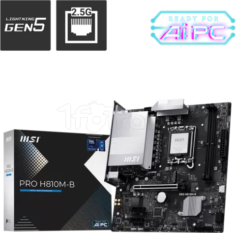 Photo de Carte Mère MSI PRO H810M-B (Intel LGA 1851) Micro ATX