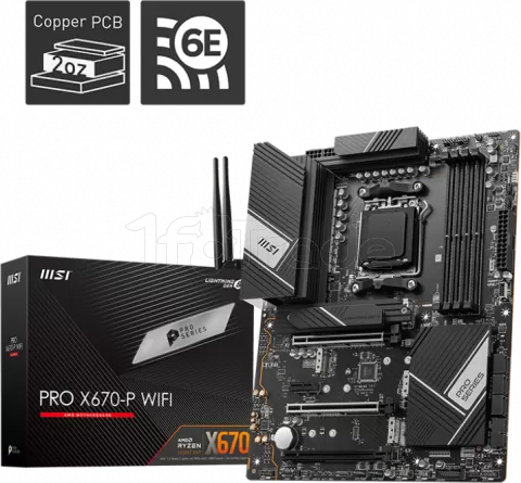 Photo de Carte Mère MSI Pro X670-P WiFi (AMD 5)