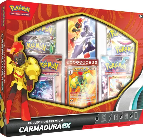 Photo de Carte Pokemon : Coffret Collection Premium Carmadura Ex (Fr)
