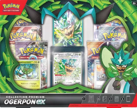 Photo de Carte Pokemon : Coffret Collection Premium Ogerpon-Ex (Fr)
