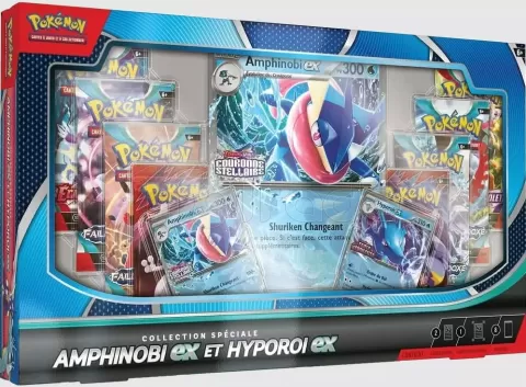 Photo de Carte Pokemon : Coffret Collection Speciale Amphinobi ex & Hyporoi ex (Fr)