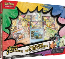 Photo de Carte Pokemon : Coffret Deluxe 5 bossters + Pins Q126 (Fr)