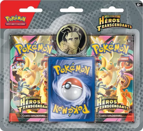 Photo de Carte Pokemon : Q126 Pack 2 Boosters Heros Transcendants (Fr)