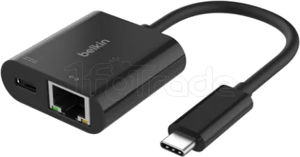Photo de Carte Réseau Belkin USB-C 3.0 vers RJ45 Gigabit 100W