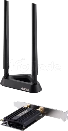 Photo de Carte Réseau PCI-Express WIFI Asus PCE-AX58BT (AX3000)