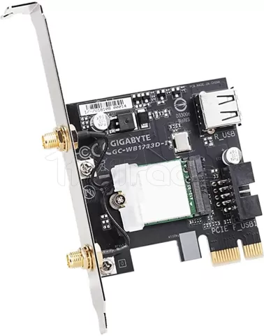 Photo de Carte Réseau PCI-Express WIFI & Bluetooth Gigabyte GC-WB1733D-I (AC1733)