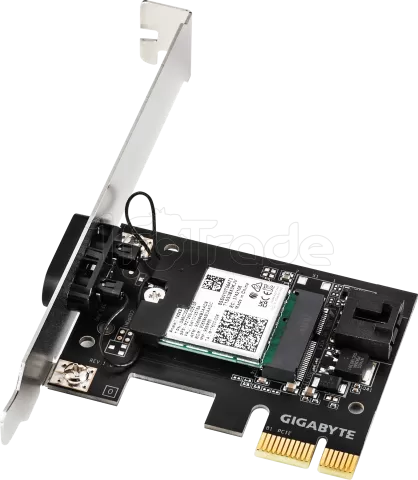 Photo de Carte Réseau PCIe WiFi 6E Gigabyte GC-WFAX210 (AX2400)