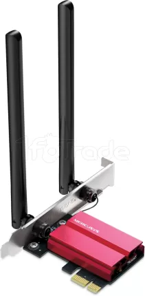Photo de Carte Réseau PCIe WiFi 6E/Bluetooth 5.2 Mercusys MA86XE