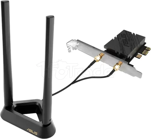 Photo de Carte Réseau PCIe WiFi 7 Asus PCE-BE92BT (BE9400)