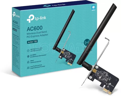 Photo de Carte Réseau PCIe WiFi TP-Link Archer T2E (AC600)