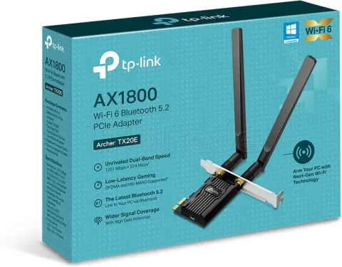 Photo de Carte Réseau PCIe WiFi/Bluetooth TP-Link Archer TX20E (AX1800)