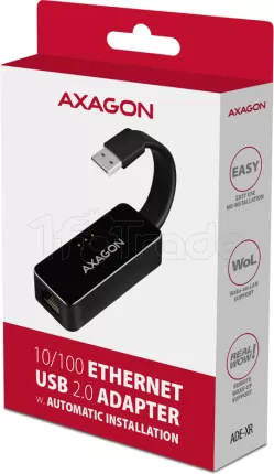 Photo de Carte réseau USB-A 2.0 Axagon ADE-XR