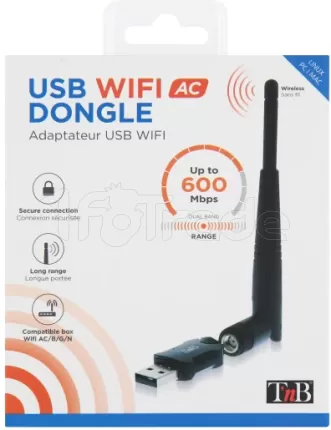 Photo de Carte Réseau USB WiFi T'nB AC600