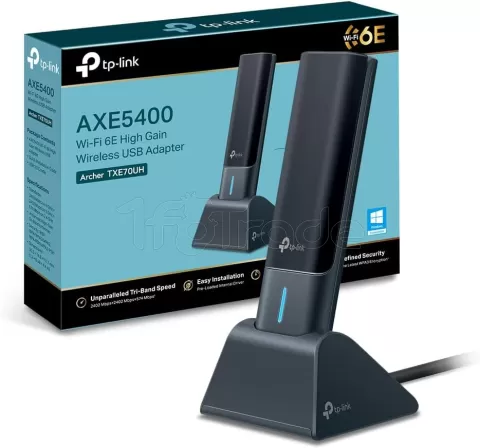 Photo de Carte Réseau USB WiFi TP-Link Archer TXE70UH (AX5400)