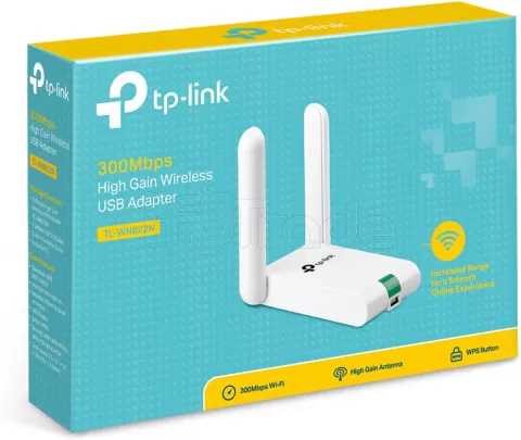 Photo de Carte Réseau USB WIFI TP-Link TL-WN822N (300N)