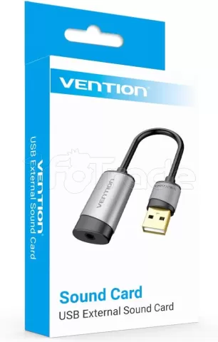 Photo de Carte son externe USB Vention 0.15m (Gris)