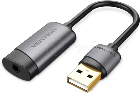 Photo de Carte son externe USB Vention 0.15m (Gris)