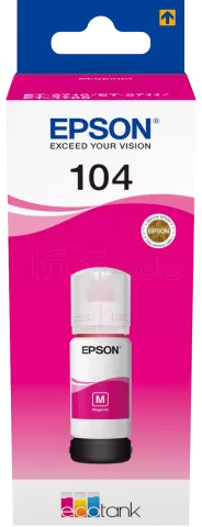 Photo de Cartouche d'encre Epson EcoTank 104 65ml (Magenta)