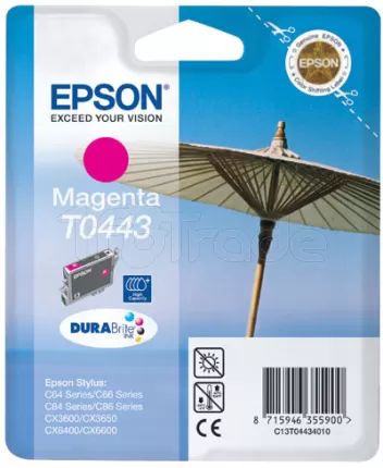 Photo de Cartouche d'encre Epson Parasol T0443 (Magenta)